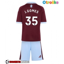 Otroške Nogometnih dresov Aston Villa Joao Gomes #35 Domači 2026-27 Kratki rokavi (+ hlače)